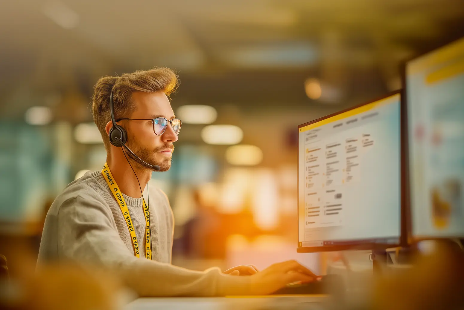 Начните работатьв Sarex прямо сейчас